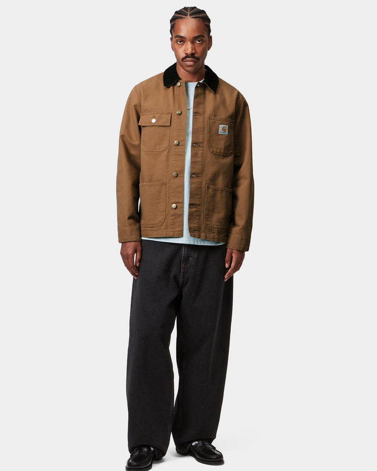 Carhartt WIP Michigan Coat Summer - Hamilton Brown / Tobacco Rigid