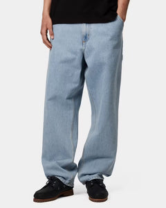 Carhartt WIP Single Knee Pant Relaxed Fit Mens Jeans - Blue Heavy Stone Bleached