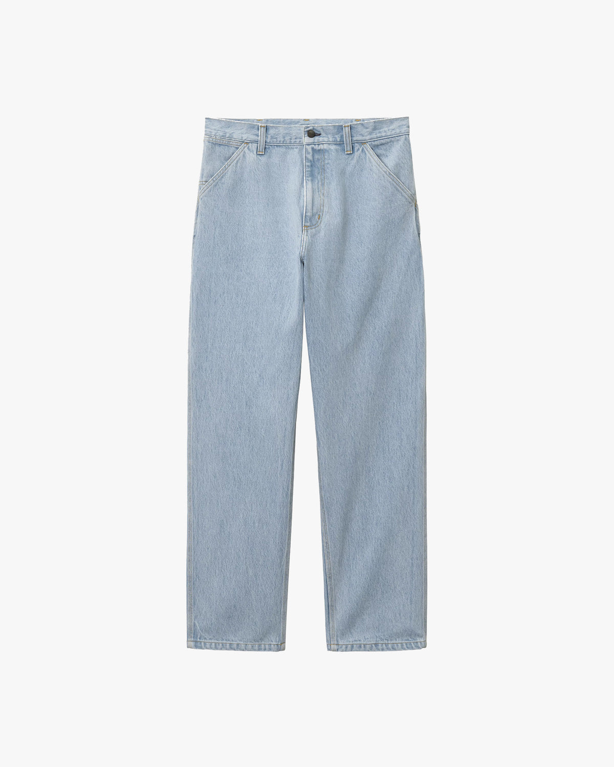 Carhartt WIP Single Knee Pant Relaxed Fit Mens Jeans - Blue Heavy Stone Bleached