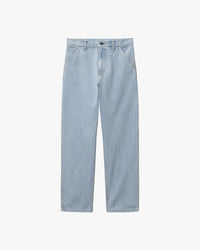 Carhartt WIP Single Knee Pant Relaxed Fit Mens Jeans - Blue Heavy Stone Bleached