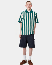 Carhartt WIP Single Knee Shorts - Blue Rinsed | Carhartt WIP Shorts | JEANSTORE