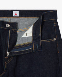 Edwin Made In Japan Regular Tapered Mens Jeans - 13oz Kaihara Pure Indigo Stretch Denim / Blue Rinsed | Edwin Jeans | JEANSTORE