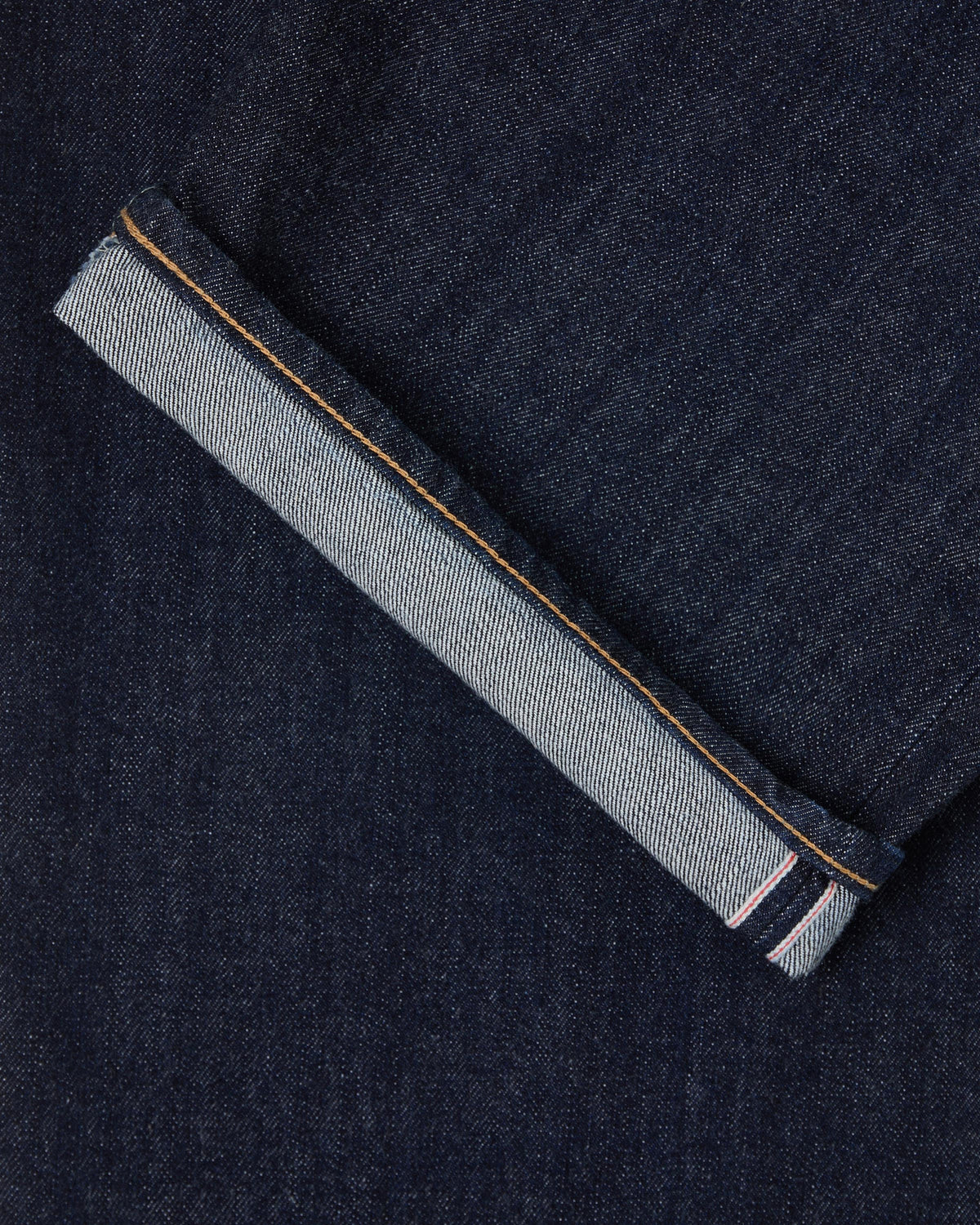 Edwin Made In Japan Wide Pant Loose Mens Jeans - 14oz Kurabo Recycled Red Selvage Denim / Blue Rinsed | Edwin Jeans | JEANSTORE
