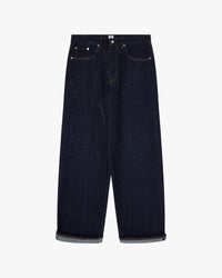 Edwin Made In Japan Wide Pant Loose Mens Jeans - 14oz Kurabo Recycled Red Selvage Denim / Blue Rinsed | Edwin Jeans | JEANSTORE