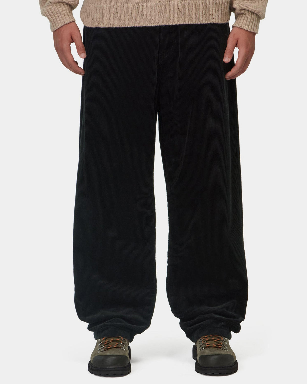 Carhartt WIP Landon Pant Loose Fit Cords - Black Rinsed