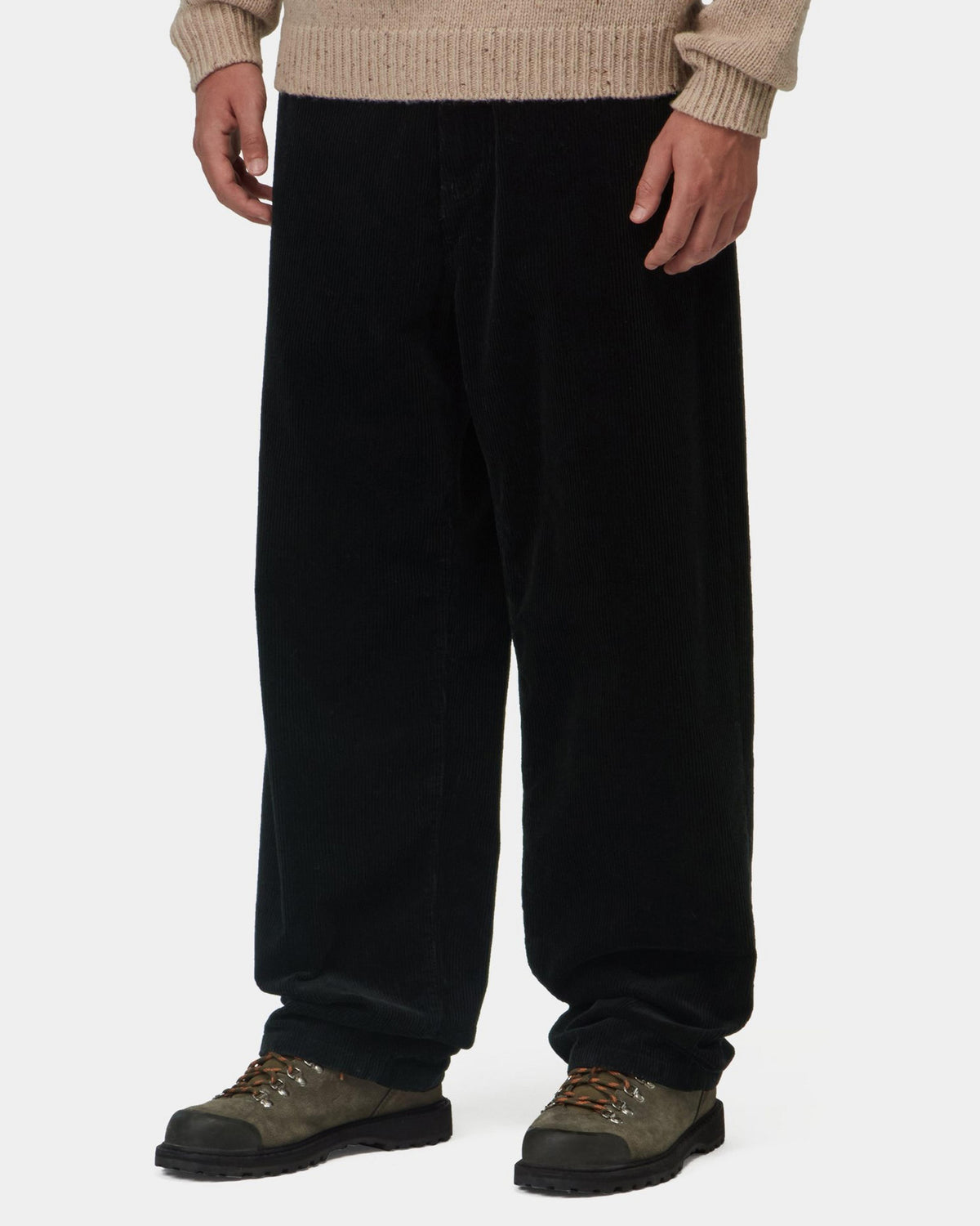Carhartt WIP Landon Pant Loose Fit Cords - Black Rinsed