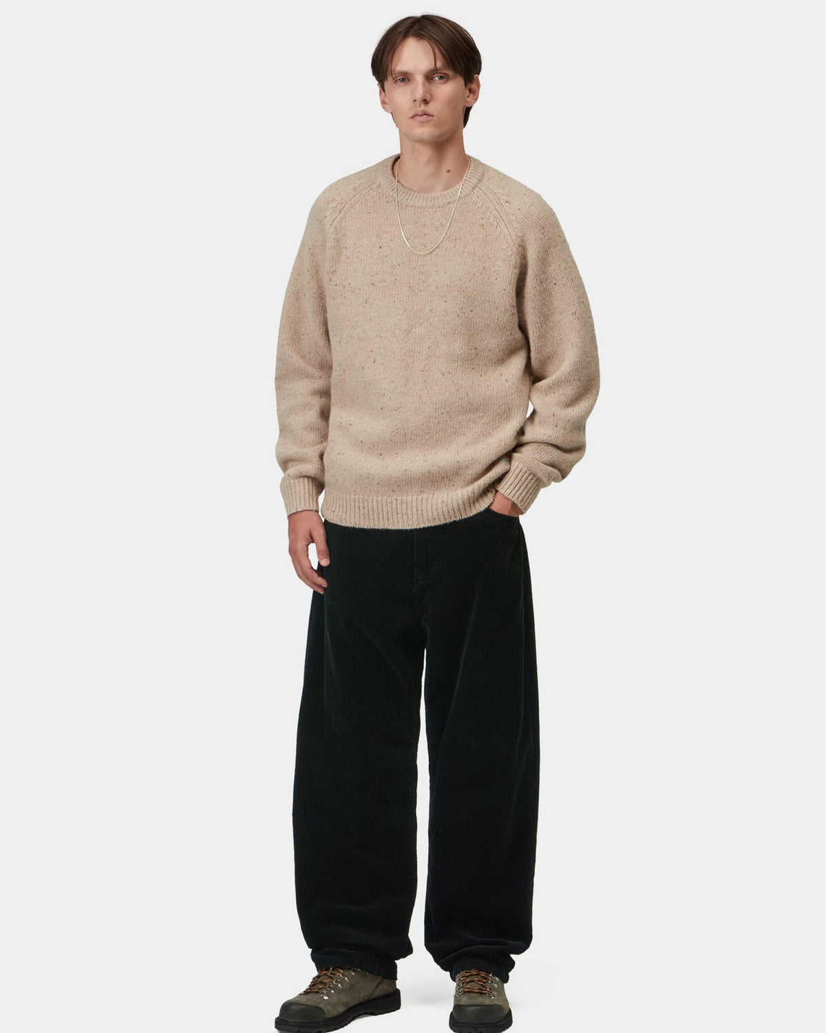 Carhartt WIP Landon Pant Loose Fit Cords - Black Rinsed