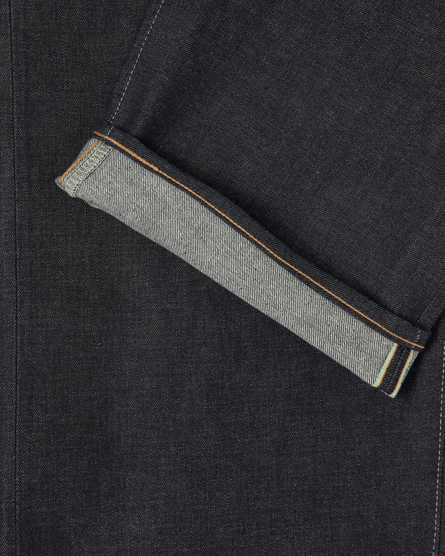 Edwin Made In Japan Wide Pant Loose Mens Jeans - 13.5oz Kaihara Dark Pure Indigo Rainbow Selvage Denim / Blue Unwashed | Edwin Jeans | JEANSTORE