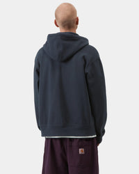 Carhartt WIP Hooded American Script Jacket - Deep Night