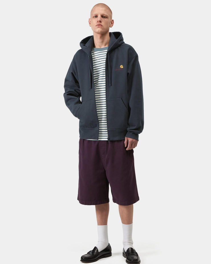 Carhartt WIP Hooded American Script Jacket - Deep Night