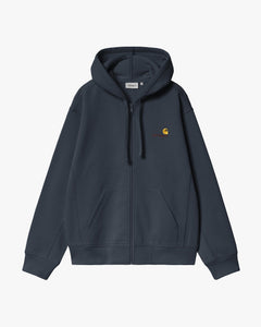 Carhartt WIP Hooded American Script Jacket - Deep Night