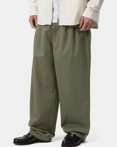 Carhartt WIP Marv Pant Loose Fit Trousers - Leaf Stone Washed