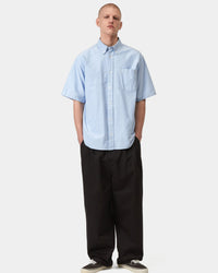 Carhartt WIP Marv Pant Loose Fit Trousers - Black Stone Washed