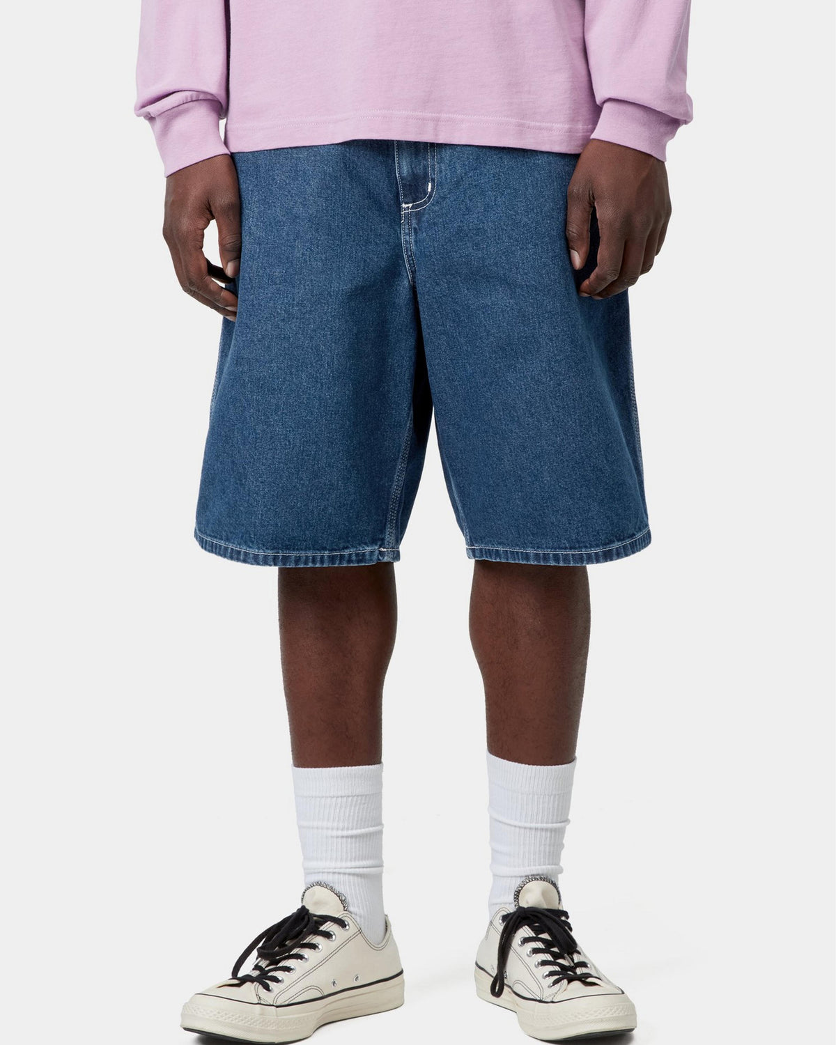Carhartt WIP Simple Shorts - Blue Stone Washed