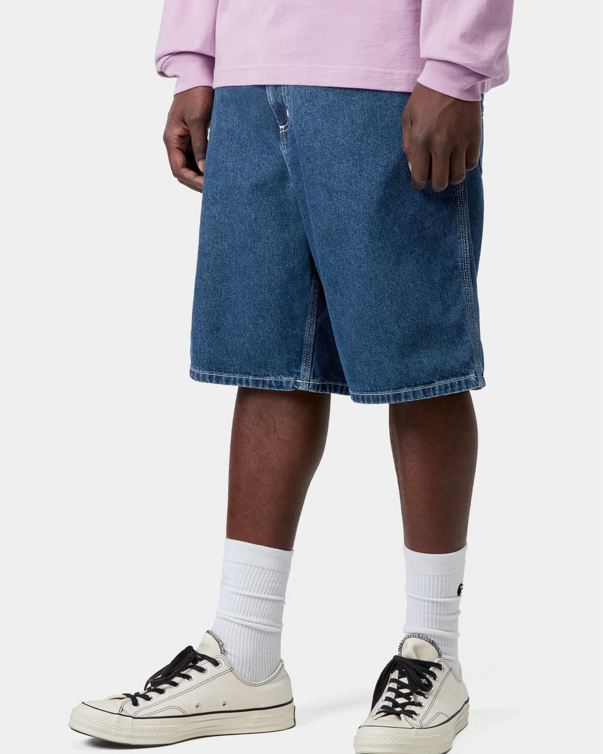 Carhartt WIP Simple Shorts - Blue Stone Washed