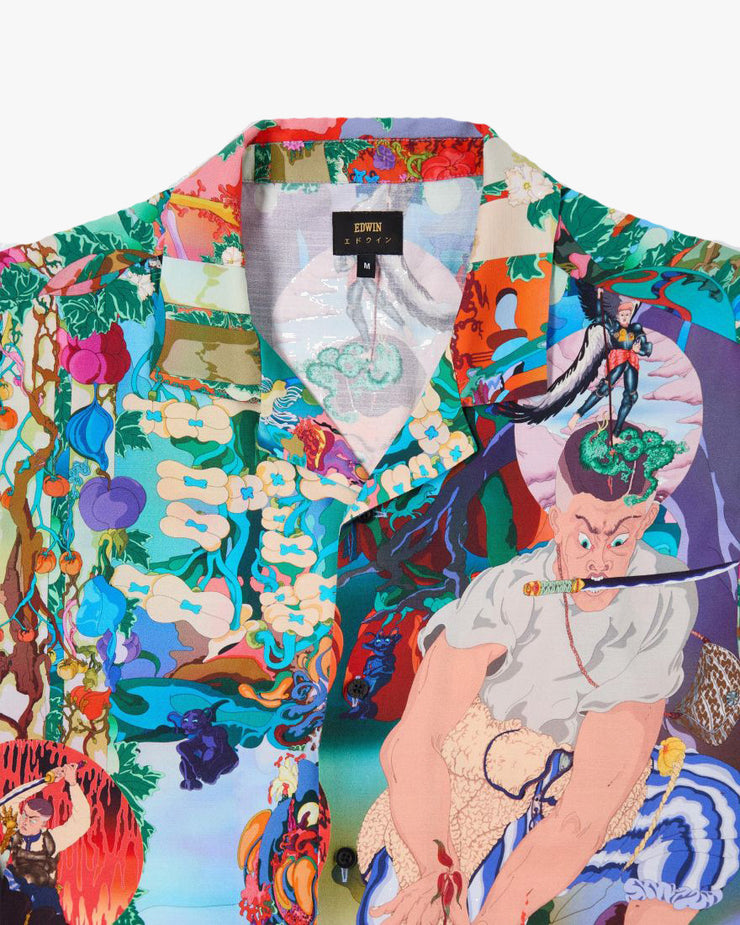 Edwin Hedi & Thami Crepe Shirt - Multi