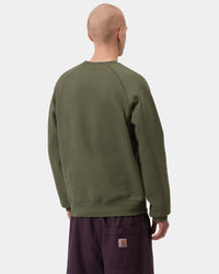 Carhartt WIP Chase Sweat - Leaf / Gold