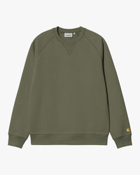 Carhartt WIP Chase Sweat - Leaf / Gold