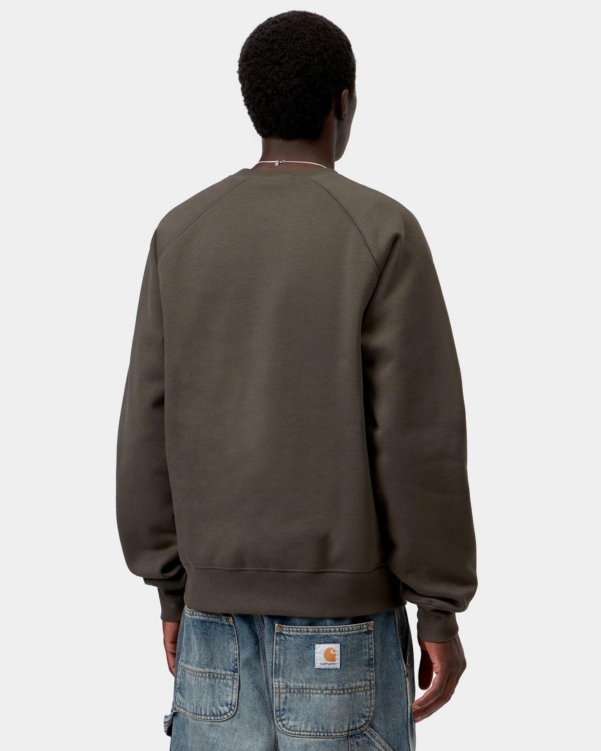 Carhartt WIP Chase Sweat - Shungite / Gold | Carhartt WIP Sweaters & Knitwear | Jeanstore