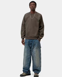 Carhartt WIP Chase Sweat - Shungite / Gold