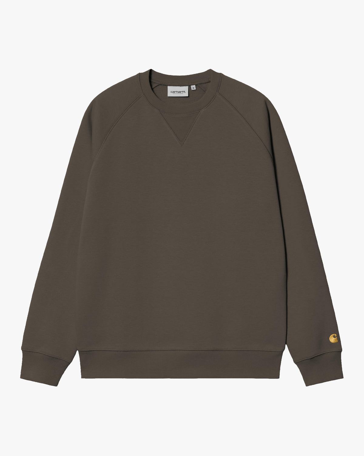 Carhartt WIP Chase Sweat - Shungite / Gold | Carhartt WIP Sweaters & Knitwear | Jeanstore