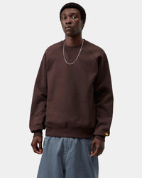 Carhartt WIP Chase Sweat - Palisander / Gold | Carhartt WIP Sweaters & Knitwear | Jeanstore