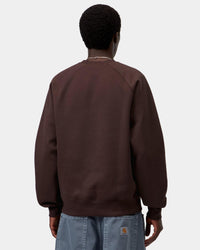 Carhartt WIP Chase Sweat - Palisander / Gold | Carhartt WIP Sweaters & Knitwear | Jeanstore