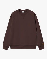 Carhartt WIP Chase Sweat - Palisander / Gold | Carhartt WIP Sweaters & Knitwear | Jeanstore