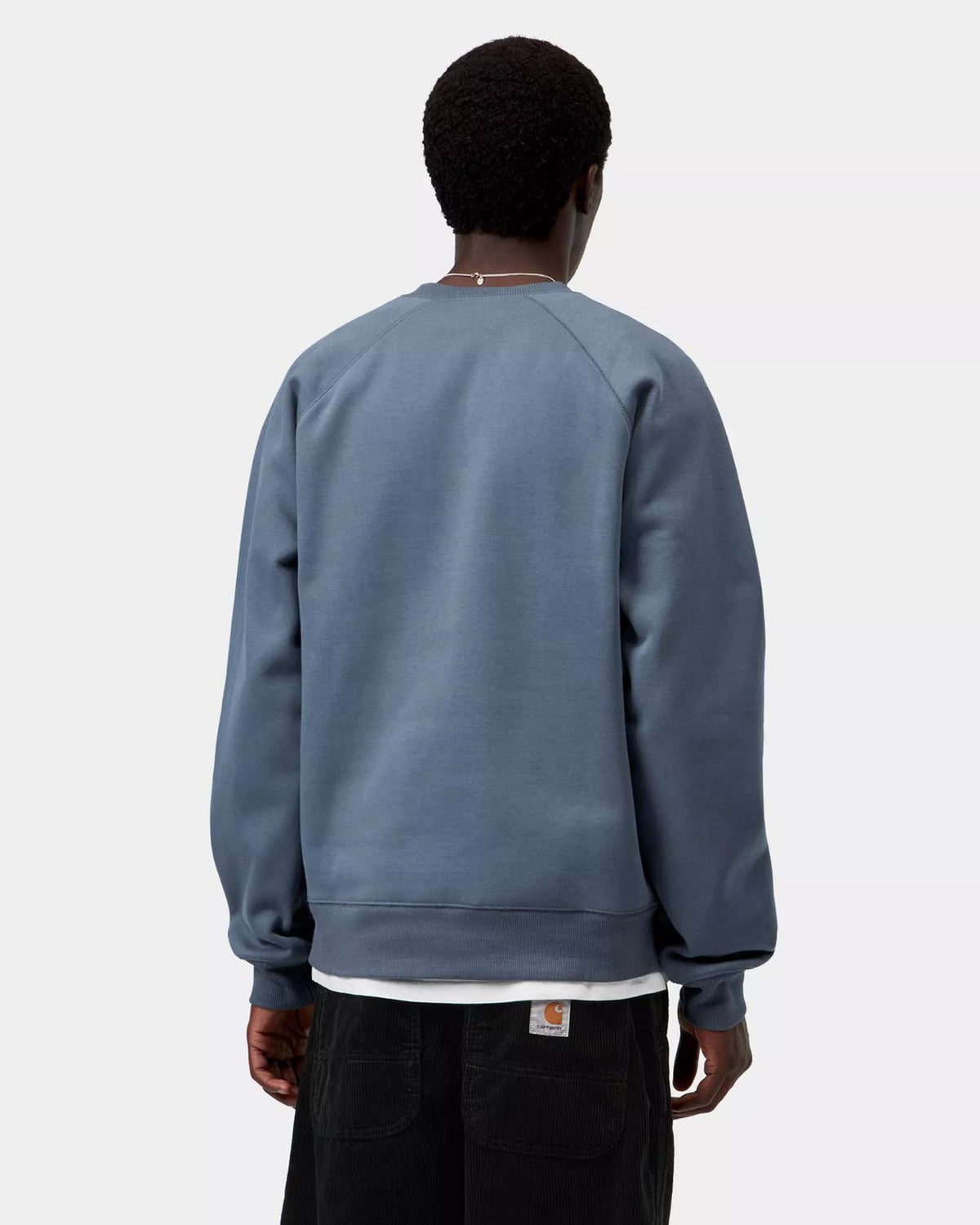 Carhartt WIP Chase Sweat - Icesheet / Gold