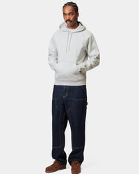 Carhartt WIP Hooded Chase Sweat - Ash Heather / Gold | Carhartt WIP Sweaters & Knitwear | JEANSTORE