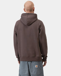 Carhartt WIP Hooded Chase Sweat - Shale / Gold
