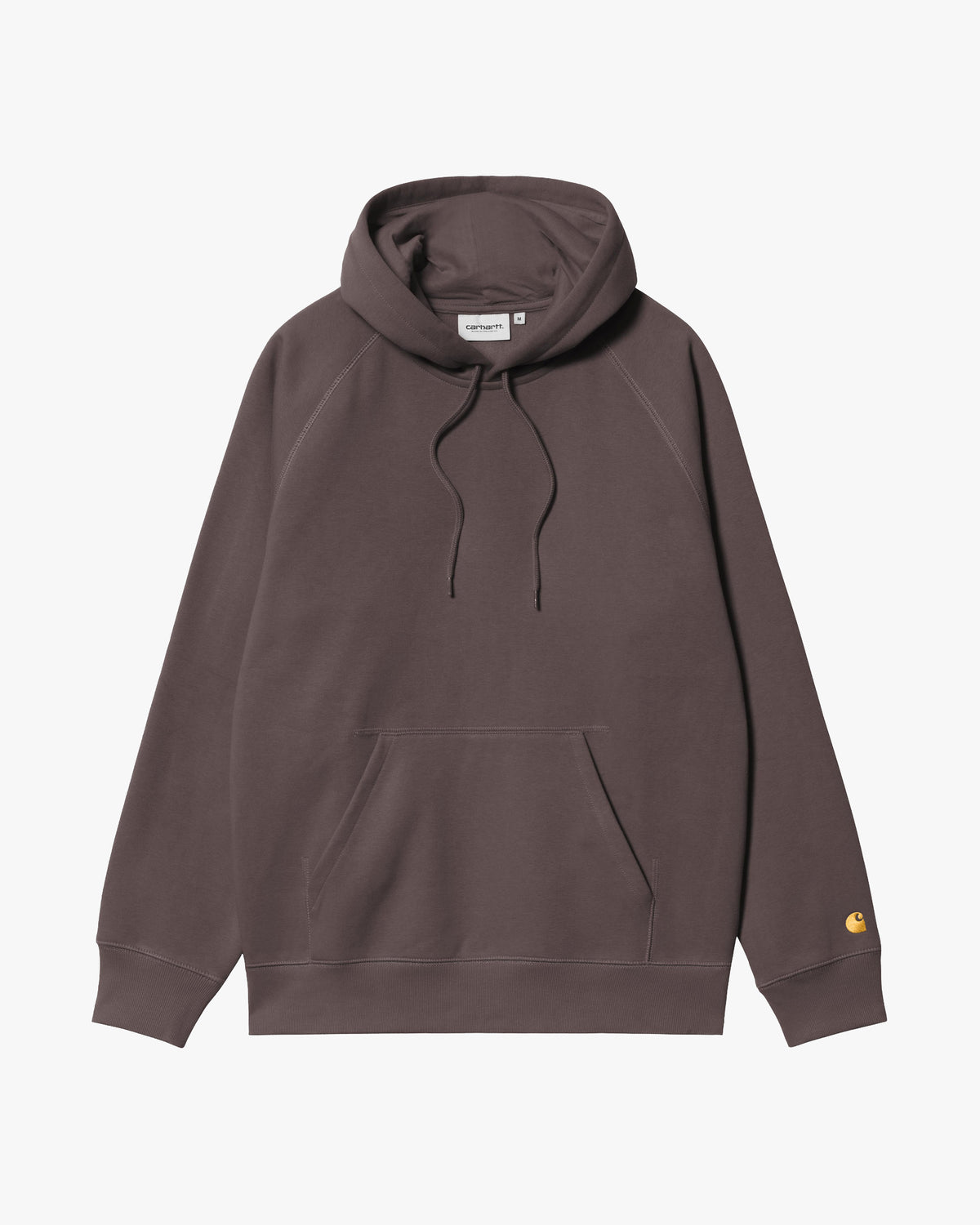 Carhartt WIP Hooded Chase Sweat - Shale / Gold