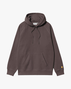 Carhartt WIP Hooded Chase Sweat - Shale / Gold