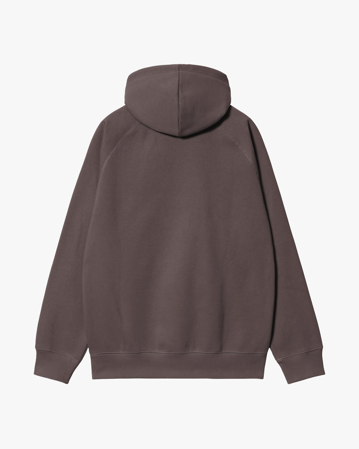 Carhartt WIP Hooded Chase Sweat - Shale / Gold
