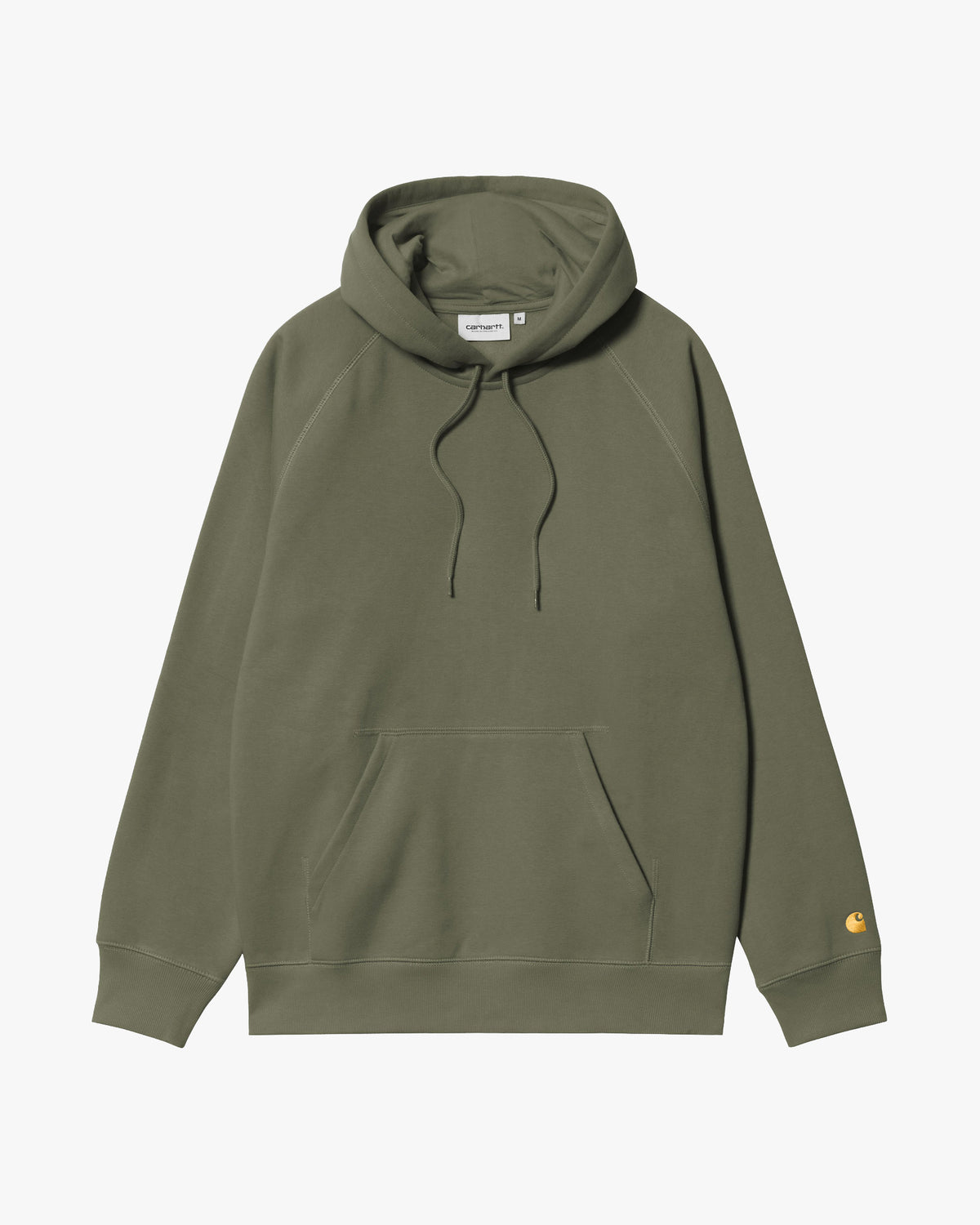 Carhartt WIP Hooded Chase Sweat - Leaf / Gold | Carhartt WIP Sweaters & Knitwear | JEANSTORE
