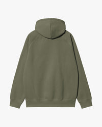 Carhartt WIP Hooded Chase Sweat - Leaf / Gold | Carhartt WIP Sweaters & Knitwear | JEANSTORE