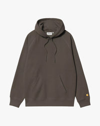 Carhartt WIP Hooded Chase Sweat - Shungite / Gold | Carhartt WIP Sweaters & Knitwear | Jeanstore