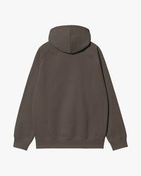 Carhartt WIP Hooded Chase Sweat - Shungite / Gold | Carhartt WIP Sweaters & Knitwear | Jeanstore