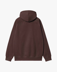 Carhartt WIP Hooded Chase Sweat - Palisander / Gold