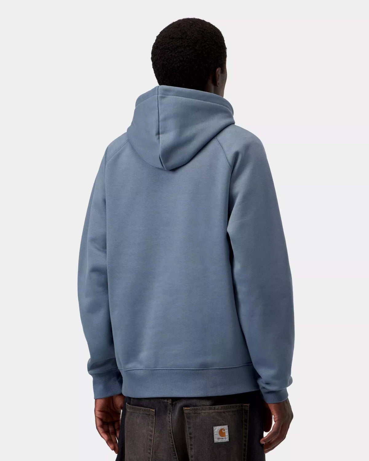 Carhartt WIP Hooded Chase Sweat - Icesheet / Gold
