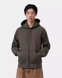 Carhartt WIP Hooded Chase Jacket - Shungite / Gold