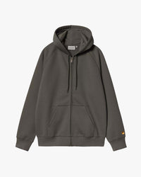 Carhartt WIP Hooded Chase Jacket - Shungite / Gold