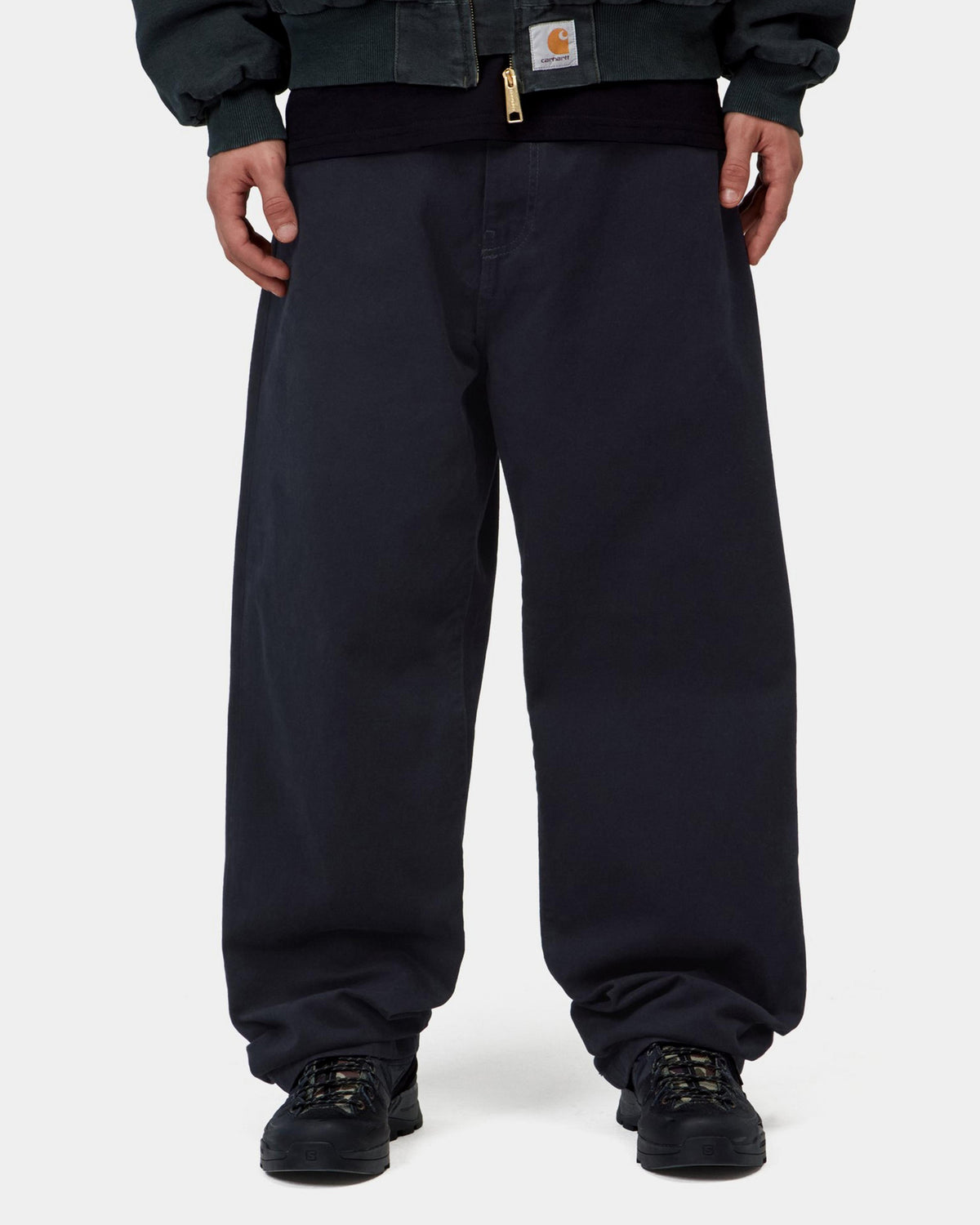 Carhartt WIP Landon Pant Loose Fit Trousers - Dark Navy Rinsed
