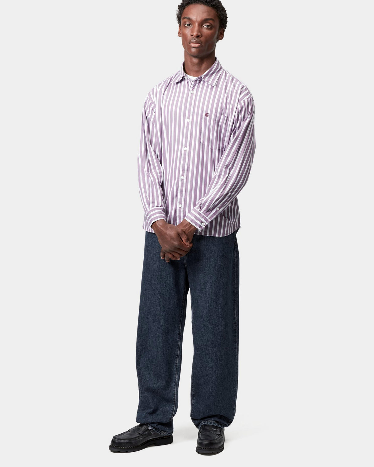 Carhartt WIP Aaron Pant Regular Tapered Mens Jeans - Blue Rinsed