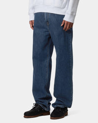 Carhartt WIP Aaron Pant Regular Tapered Mens Jeans - Blue Stone Washed | Carhartt WIP Jeans | JEANSTORE