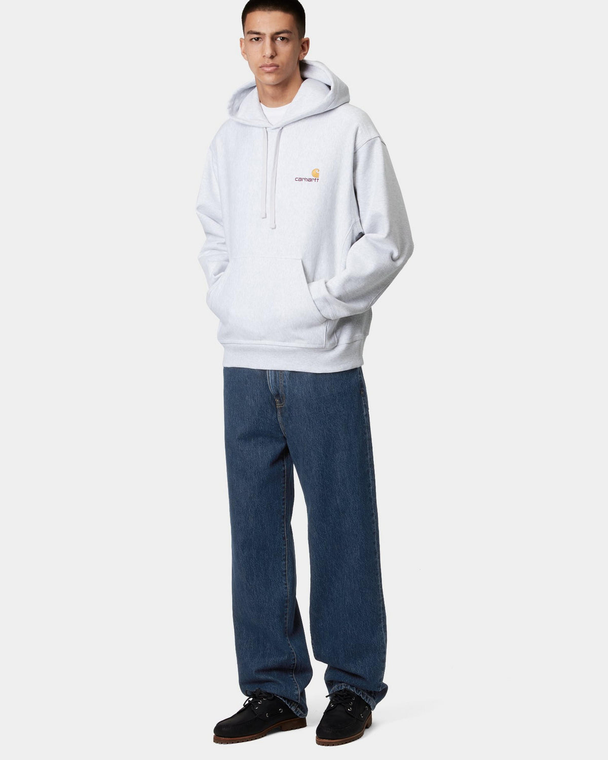Carhartt WIP Aaron Pant Regular Tapered Mens Jeans - Blue Stone Washed | Carhartt WIP Jeans | JEANSTORE