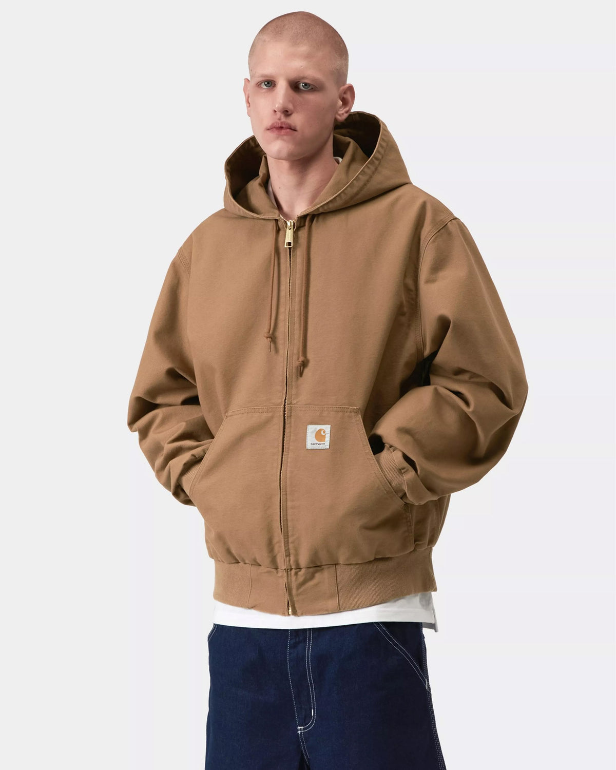 Carhartt WIP OG Active Jacket - Hamilton Brown Rinsed | Carhartt WIP Jackets & Coats | JEANSTORE