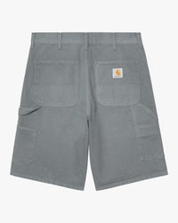 Carhartt WIP Single Knee Shorts - Cozy Blue Stone Canvas | Carhartt WIP Shorts | JEANSTORE