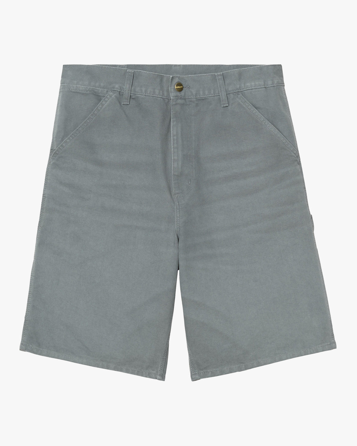 Carhartt WIP Single Knee Shorts - Cozy Blue Stone Canvas | Carhartt WIP Shorts | JEANSTORE
