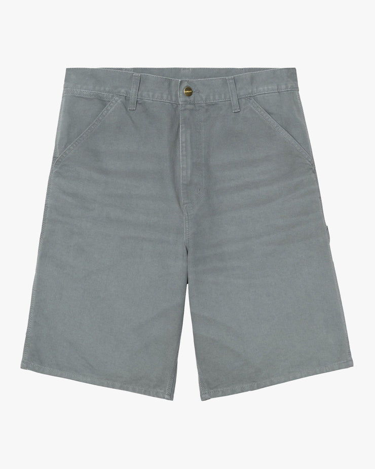 Carhartt WIP Single Knee Shorts - Cozy Blue Stone Canvas